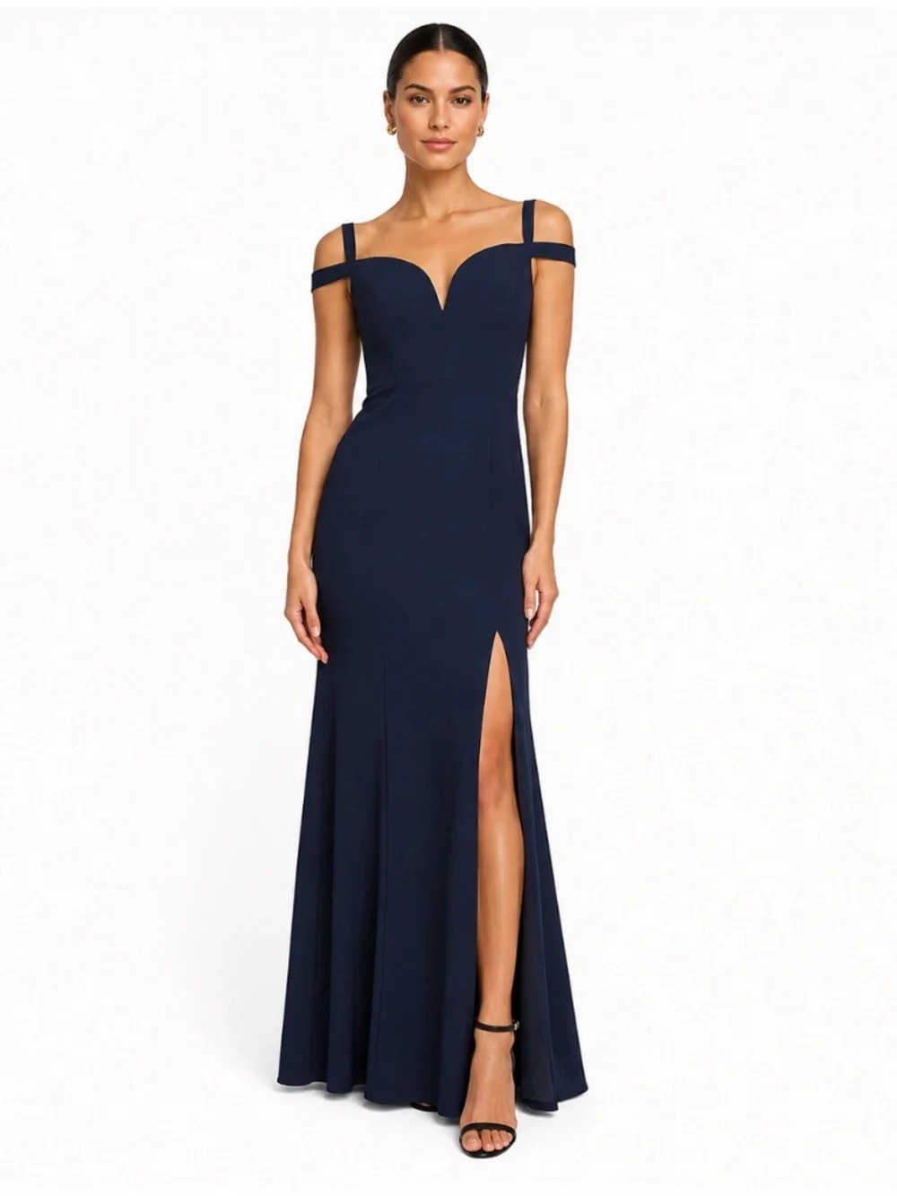donna karan dresses evening Vintage 90's Sapphire Silk Grecian Gown luxurious fabric Shop Elegant Cocktail Dresses at